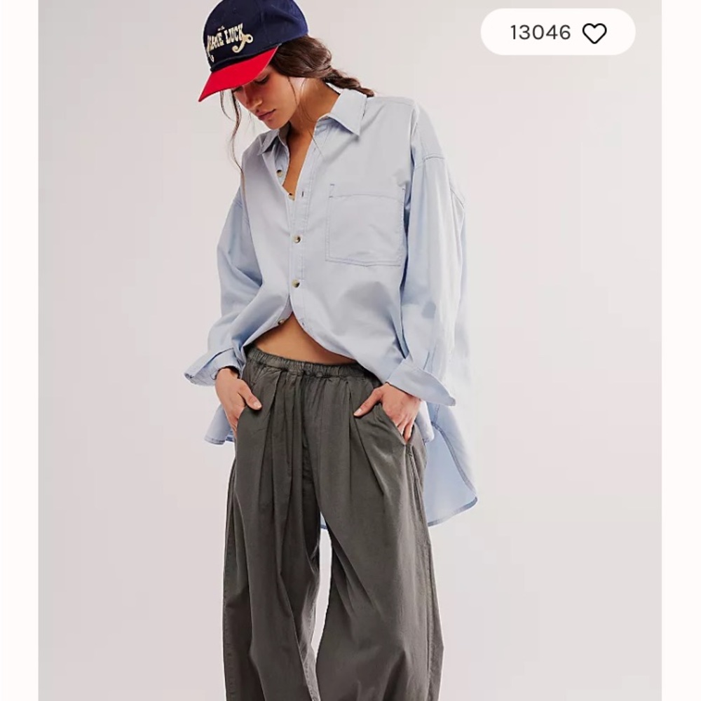 TODAY ONLY Free People To The Sky Parachute Pants.  Laundered never worn